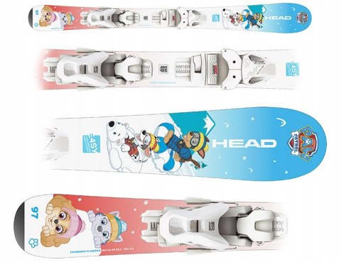 Narty Dla Dzici Head PAW PATROL JRS 2025 + Wiązania JRS 4.5 GW dł.87cm Narty Dla Dzici Head PAW PATROL JRS 2025 + Wiązania JRS 4.5 GW dł.87cm