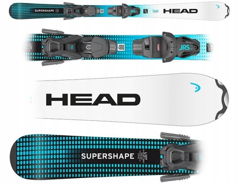Narty Junior Head SUPERSHAPE TEAM EASY JRS 2025 + Wiązania JRS 7.5 GW 137cm Narty Junior Head SUPERSHAPE TEAM EASY JRS 2025 + Wiązania JRS 7.5 GW 137cm