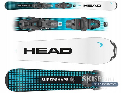 Narty Junior Head SUPERSHAPE TEAM EASY JRS + Wiązania JRS 4.5 GW dł. 97cm