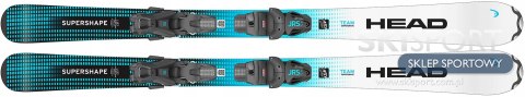 Narty junior Head SUPERSHAPE TEAM EASY JRS 2025 + Wiązania JRS 4.5 GW 107cm