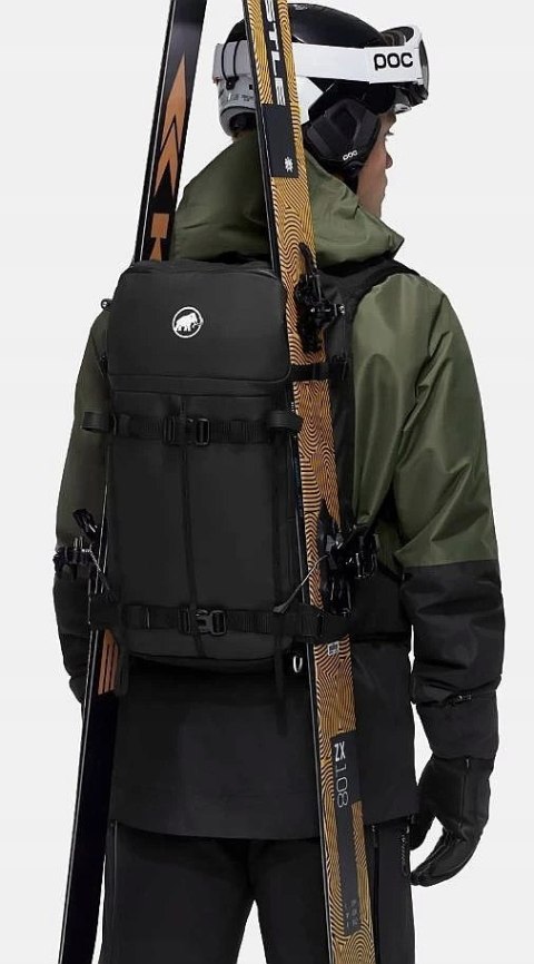 Plecak Mammut Nirvana 28 l black czarny freeride skitour Plecak Mammut Nirvana 28 l black czarny freeride skitour