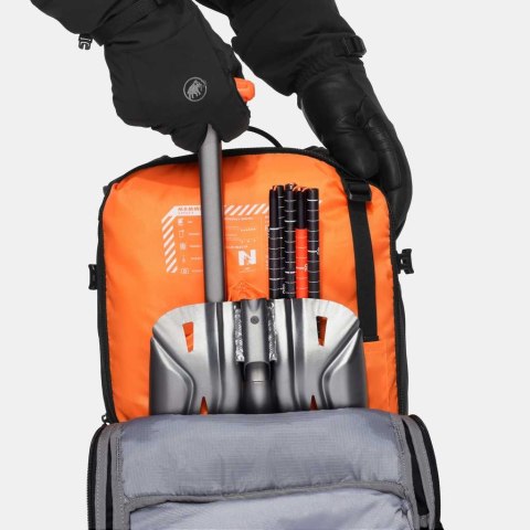 Plecak Mammut Nirvana 28 l black czarny freeride skitour Plecak Mammut Nirvana 28 l black czarny freeride skitour