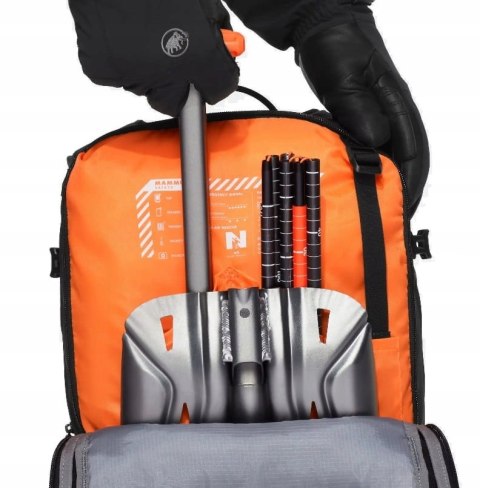 Plecak Mammut Nirvana 28 l black czarny freeride skitour Plecak Mammut Nirvana 28 l black czarny freeride skitour