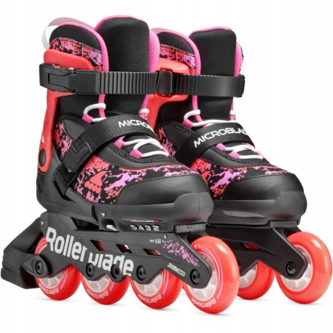 Rolki dla dzieci Rollerblade Microblade SL Black Coral 33-36,5 / 21-23cm Rolki dla dzieci Rollerblade Microblade SL Black Coral 33-36,5 / 21-23cm