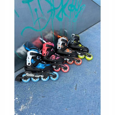 Rolki dla dzieci Rollerblade Microblade SL Black Coral 33-36,5 / 21-23cm Rolki dla dzieci Rollerblade Microblade SL Black Coral 33-36,5 / 21-23cm