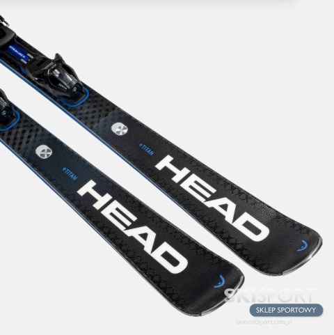Narty Head Supershape e-Titan + PRD 12 GW dł. 163cm