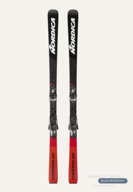 Narty Junior FIS Nordica Dobermann GSJ Plate + Comp 10 dł.171cm