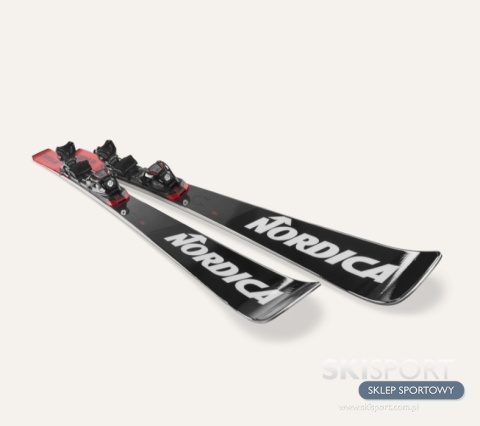 Narty Junior FIS Nordica Dobermann GSJ Plate + Comp 10 dł.171cm