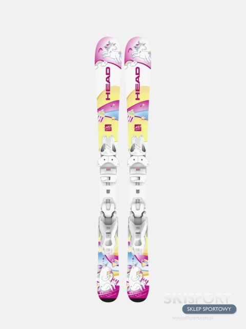 Narty Dla Dzieci Head Unicorn Easy JRS + 4.5 GW dł.97cm