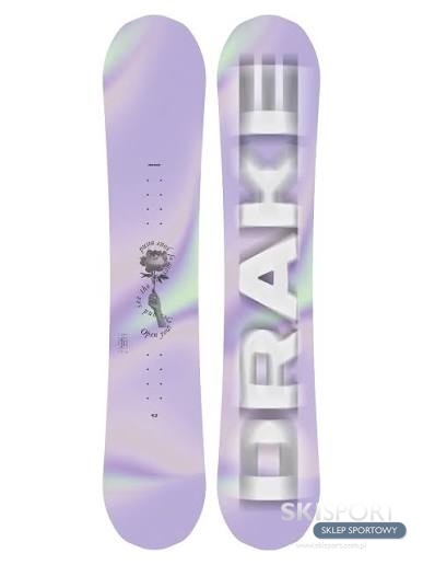 Deska Snowboardowa Damska Drake Charm WMN dł.142cm