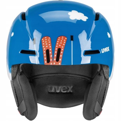 Kask Uvex Viti dziecięcy dla dzieci 51-55 cm niebieski Kask Uvex Viti dziecięcy dla dzieci 51-55 cm niebieski