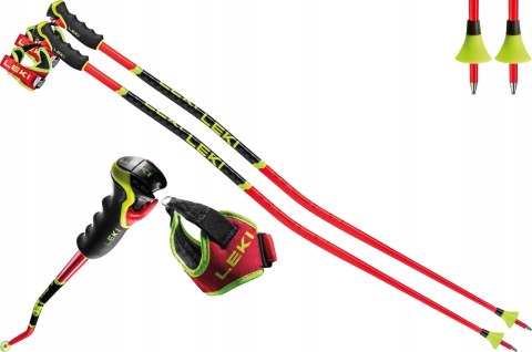 Kijki kije narciarskie zjazdowe WCR GS 3D Leki 135 cm Kijki kije narciarskie zjazdowe WCR GS 3D Leki 135 cm